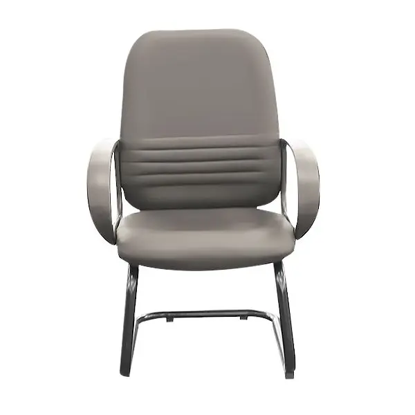 VISITOR CHAIR WITH PL ARMREST BLK 66X55X101CM AF-8578