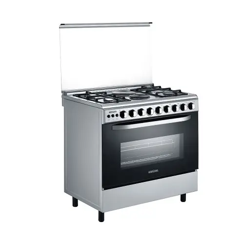 Bruhm Gas Cooker 4 Gas, 2 Hotplate