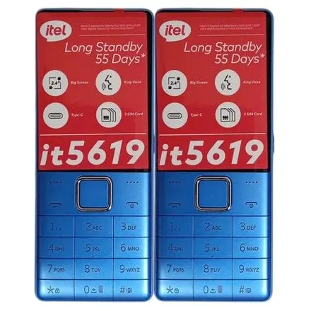 📱 Itel 5619 – Classic Feature Phone | 55-Day Standby | 2.4” Big Screen